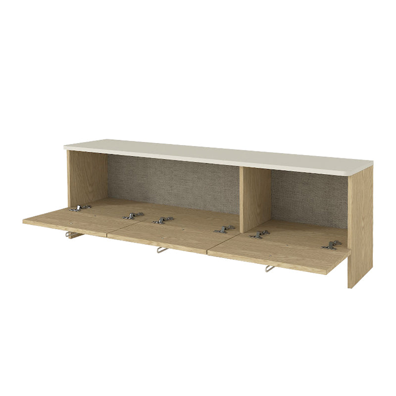 Έπιπλο τηλεόρασης Rebel  χρώμα rota oak - sandstone 150x35x45εκ.