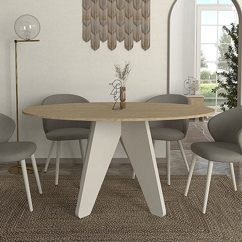 Τραπέζι Rebel  χρώμα rota oak - sandstone 150x90x75εκ.