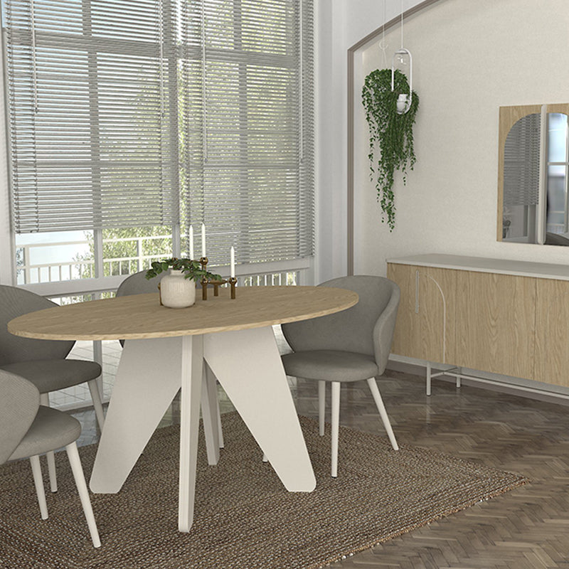 Τραπέζι Rebel  χρώμα rota oak - sandstone 150x90x75εκ.