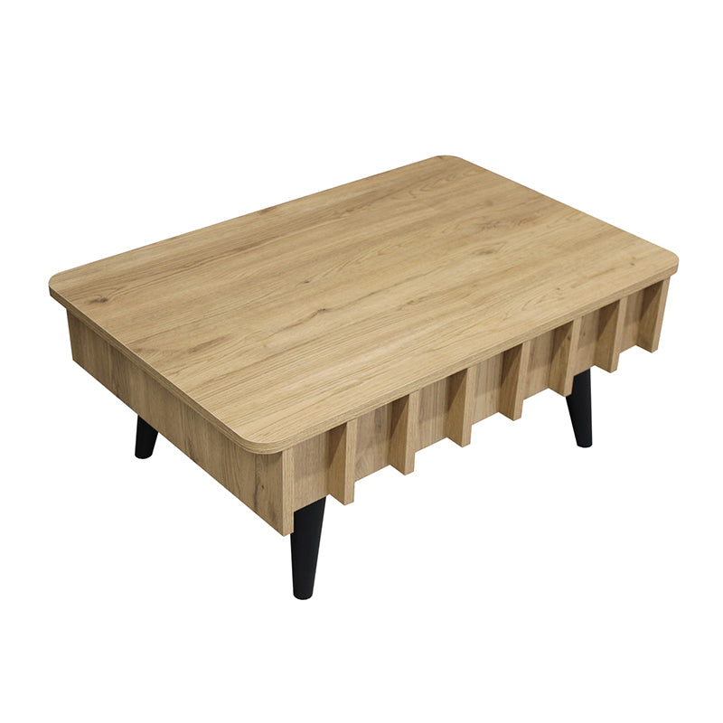 Τραπεζάκι σαλονιού Gemma  χρώμα sepet oak 90x59,6x36,8εκ.