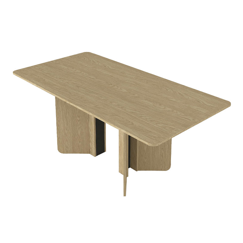 Τραπέζι Lava  χρώμα rota oak - ανθρακί 180x90x76,8εκ.