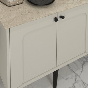Μπουφές Sevilla  χρώμα sandstone - travertine 150x44,6x72,2εκ.