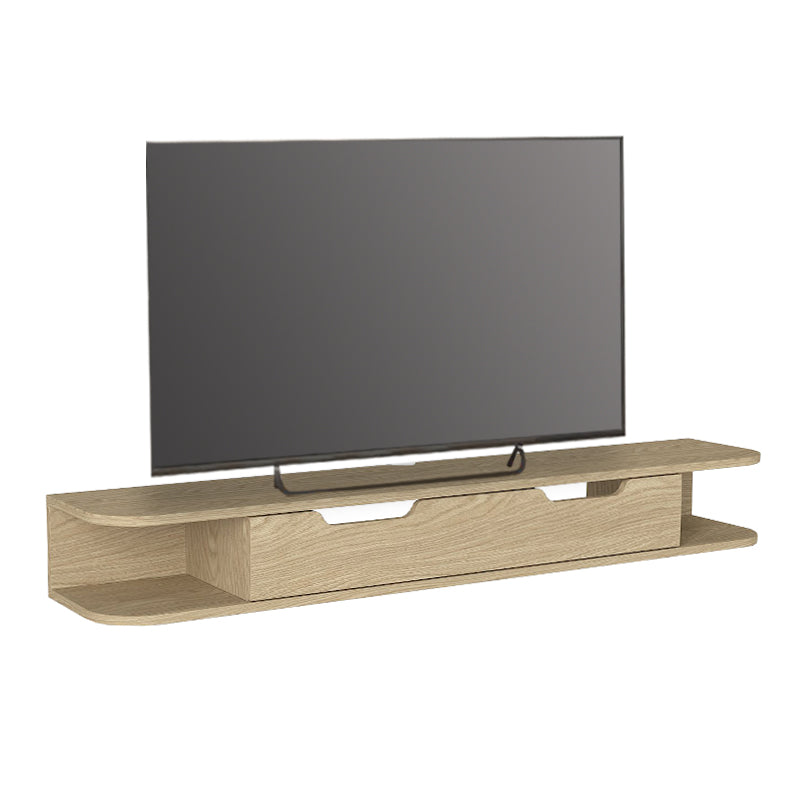 Έπιπλο τηλεόρασης επιτοίχιο Noland  με LED χρώμα rota oak 150x35x19,2εκ.