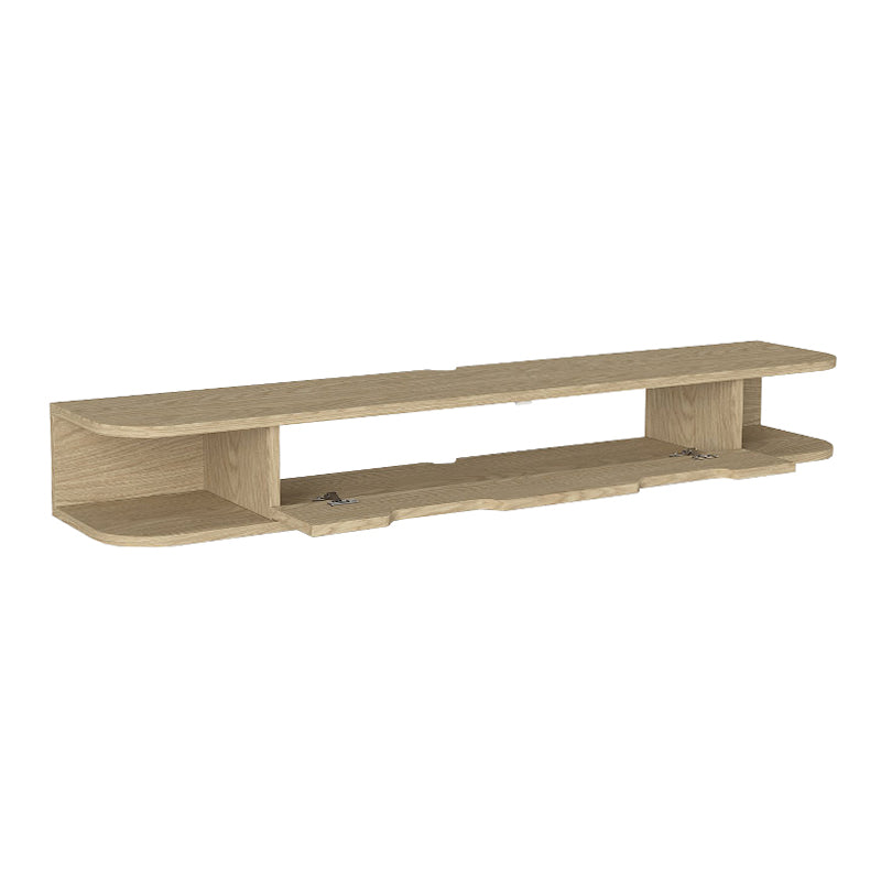 Έπιπλο τηλεόρασης επιτοίχιο Noland  με LED χρώμα rota oak 150x35x19,2εκ.