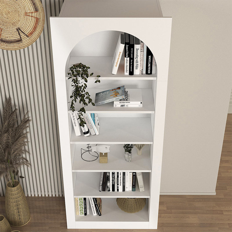 Βιβλιοθήκη Voila  χρώμα λευκό 74x35x180εκ. - Pakobazaar