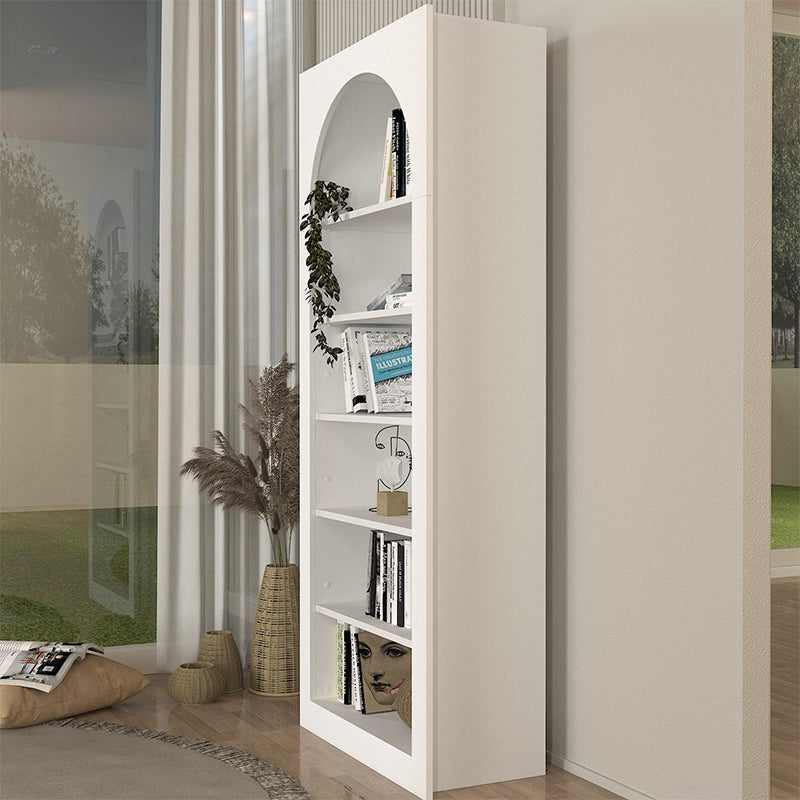 Βιβλιοθήκη Voila  χρώμα λευκό 74x35x180εκ. - Pakobazaar