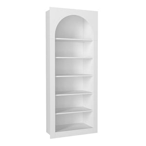 Βιβλιοθήκη Voila  χρώμα λευκό 74x35x180εκ. - Pakobazaar