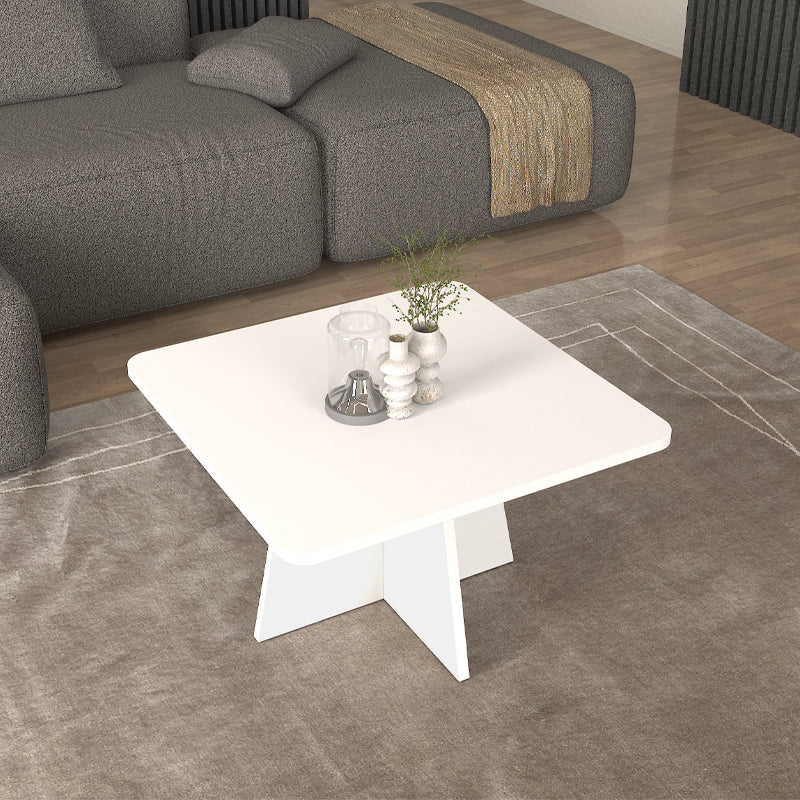 Τραπεζάκι σαλονιού Sugar  χρώμα λευκό 60x60x36,8εκ.