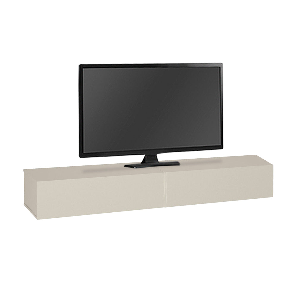 Έπιπλο τηλεόρασης επιτοίχιο Espanse  χρώμα sandstone 241,8x31,7x30εκ.