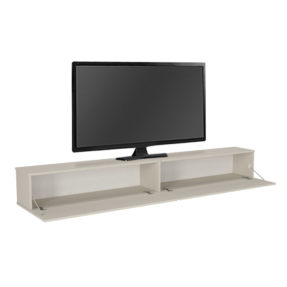 Έπιπλο τηλεόρασης επιτοίχιο Espanse  χρώμα sandstone 241,8x31,7x30εκ.