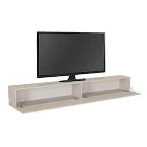 Έπιπλο τηλεόρασης επιτοίχιο Espanse  χρώμα sandstone 241,8x31,7x30εκ.