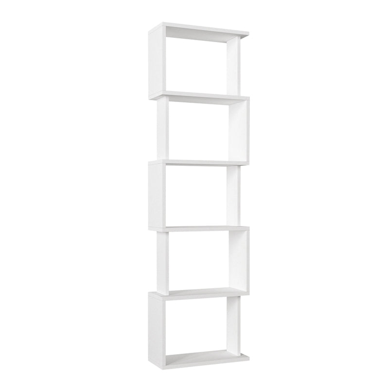 Βιβλιοθήκη Alvina  χρώμα λευκό 45x19,6x158,8εκ.