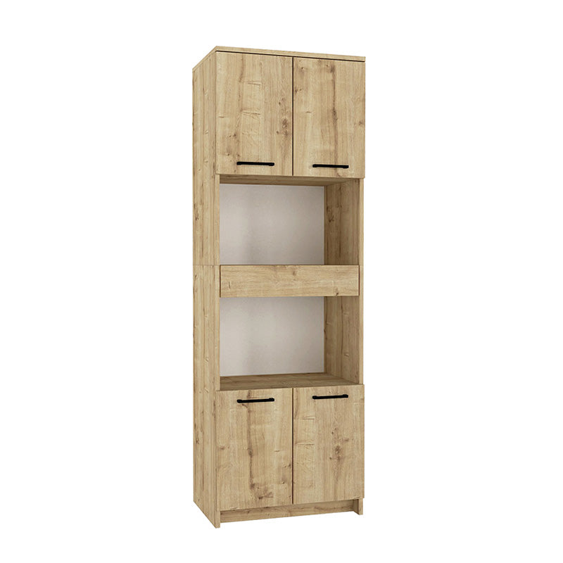 Ντουλάπι κουζίνας - μπάνιου Alvento  χρώμα sapphire oak 60x42x180εκ. - Pakobazaar
