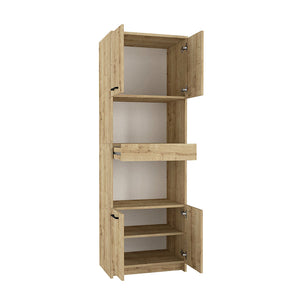 Ντουλάπι κουζίνας - μπάνιου Alvento  χρώμα sapphire oak 60x42x180εκ. - Pakobazaar
