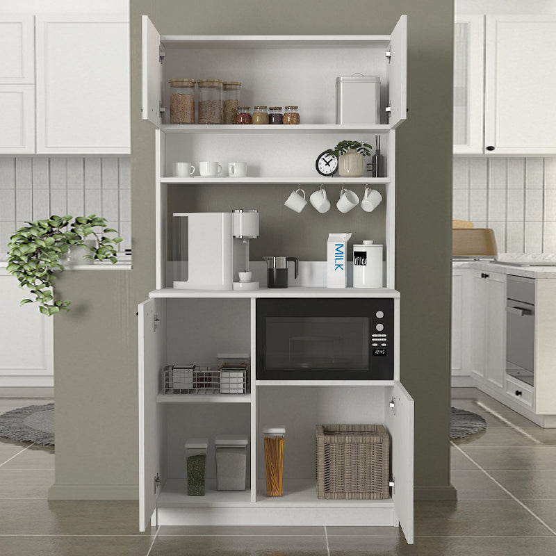 Έπιπλο κουζίνας Tuco 2  χρώμα λευκό 90x40x180εκ. - Pakobazaar