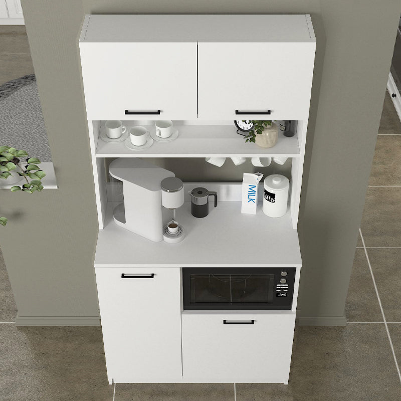 Έπιπλο κουζίνας Tuco 2  χρώμα λευκό 90x40x180εκ. - Pakobazaar