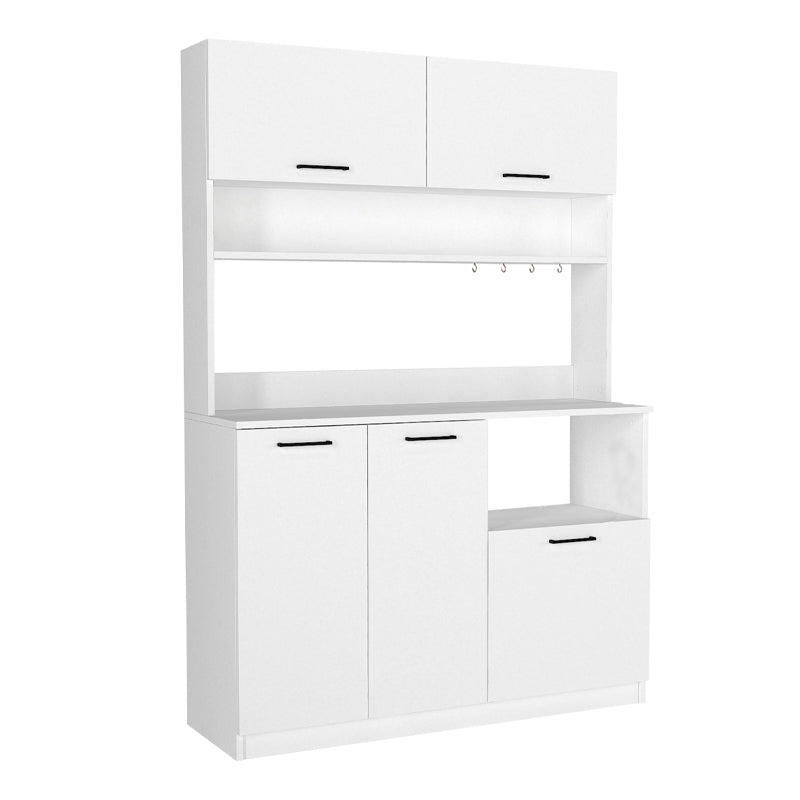 Έπιπλο κουζίνας Tuco 3  χρώμα λευκό 123,8x40x180εκ.