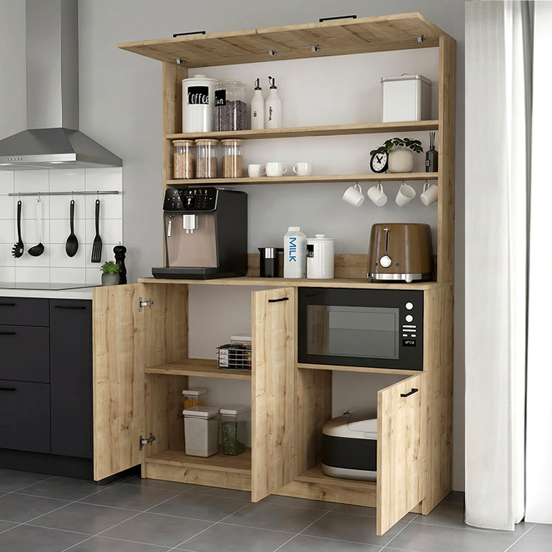 Έπιπλο κουζίνας Tuco 3  χρώμα sapphire oak 123,8x40x180εκ. - Pakobazaar