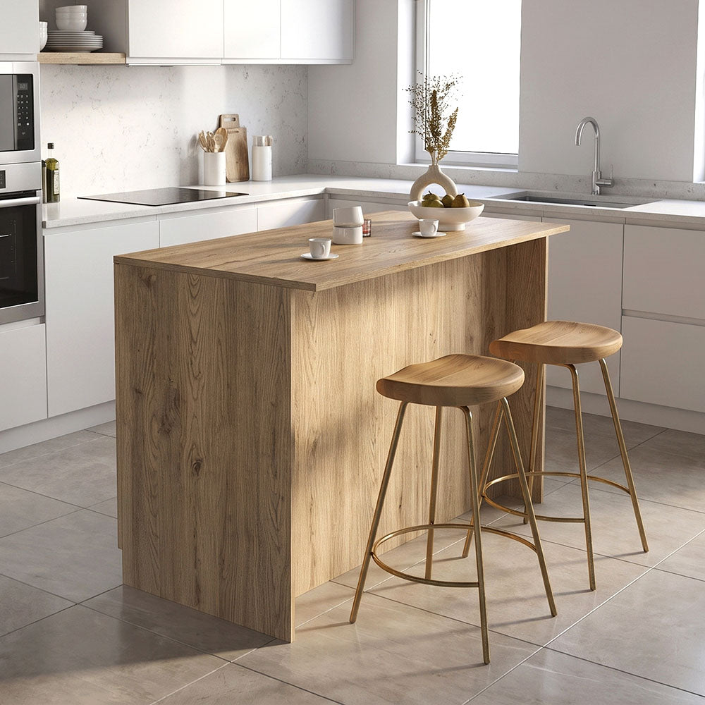 Τραπέζι - Πάγκος κουζίνας Peres  χρώμα sepet oak 150x70x91,8εκ.