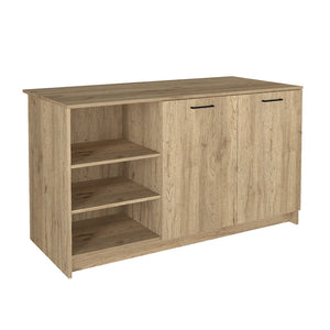 Τραπέζι - Πάγκος κουζίνας Peres  χρώμα sepet oak 150x70x91,8εκ.