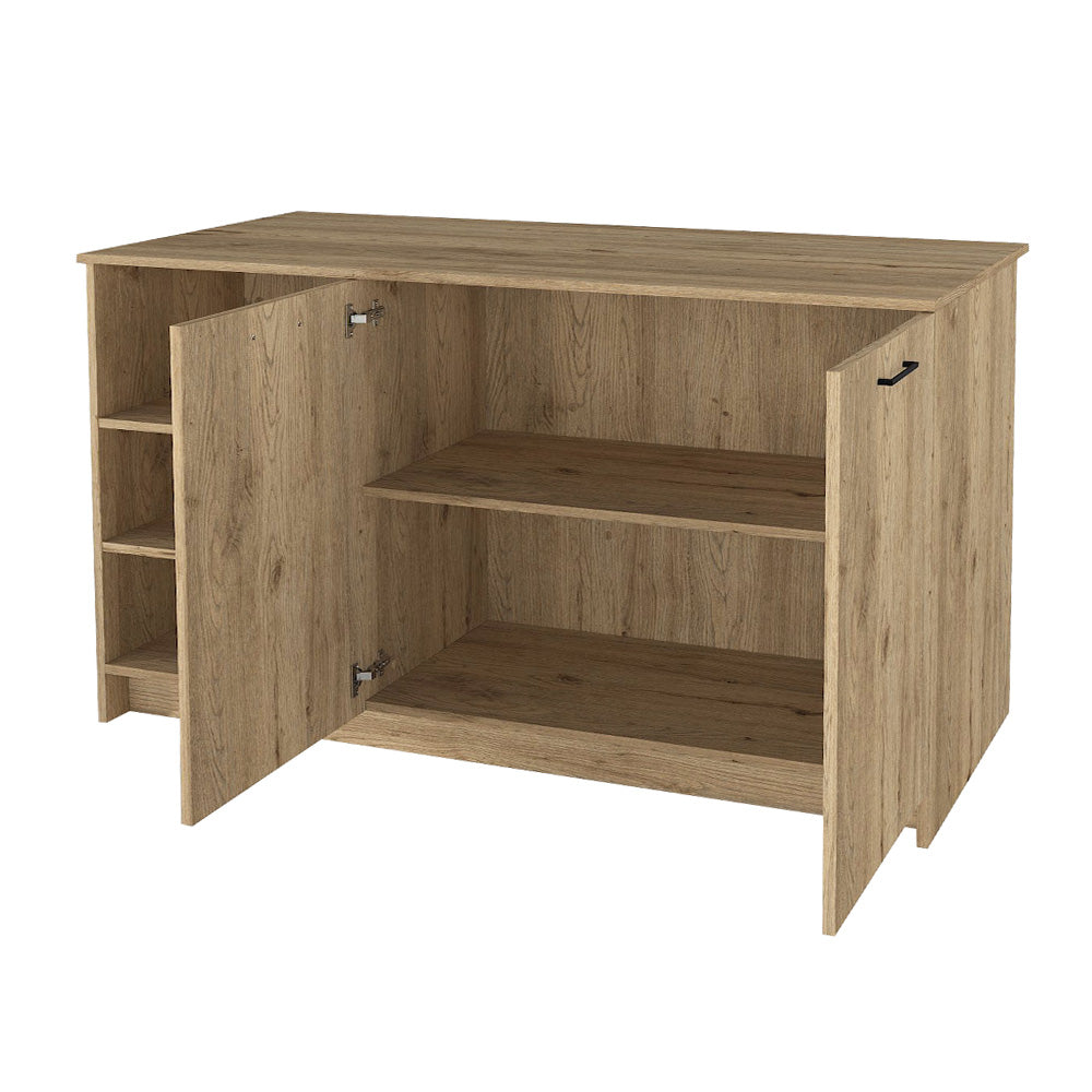 Τραπέζι - Πάγκος κουζίνας Peres  χρώμα sepet oak 150x70x91,8εκ.