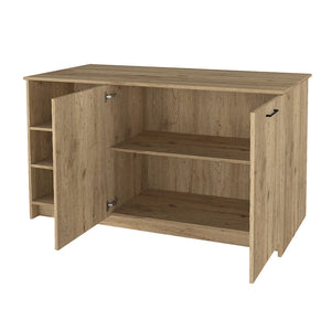 Τραπέζι - Πάγκος κουζίνας Peres  χρώμα sepet oak 150x70x91,8εκ.