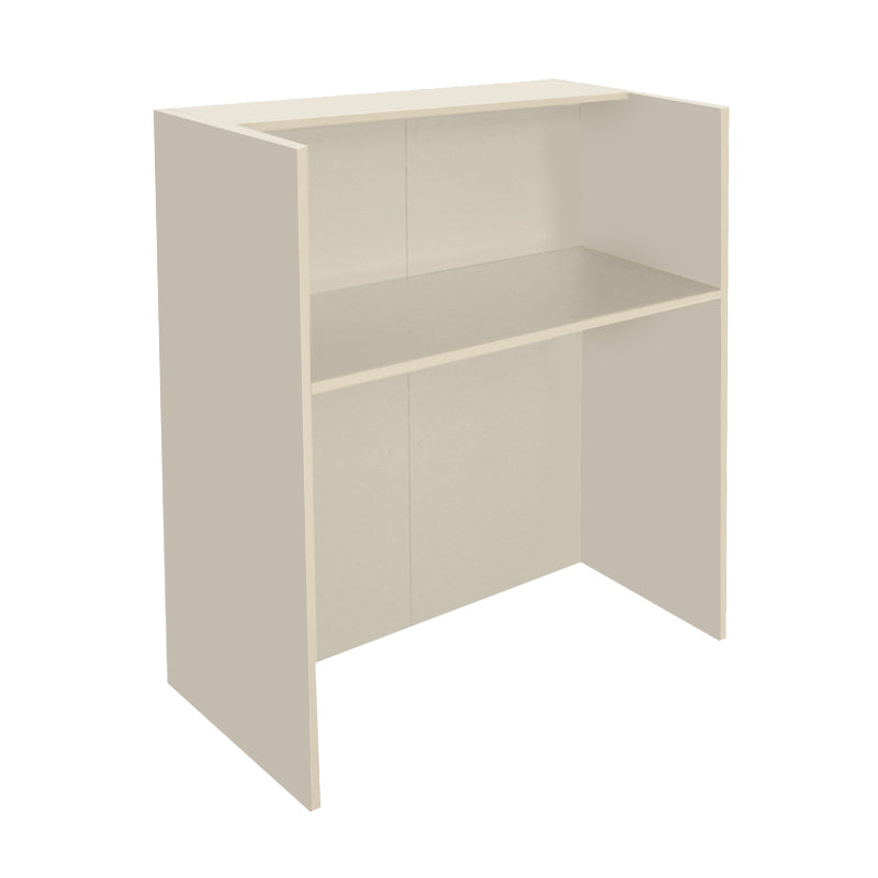 Γραφείο υποδοχής - reception Karibu  με LED χρώμα sandstone - sepet oak 90x40x100εκ. - Pakobazaar