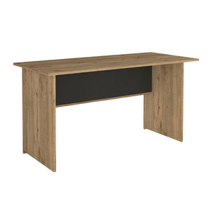 Γραφείο εργασίας Nika  χρώμα sepet oak - ανθρακί 140x60x75εκ.