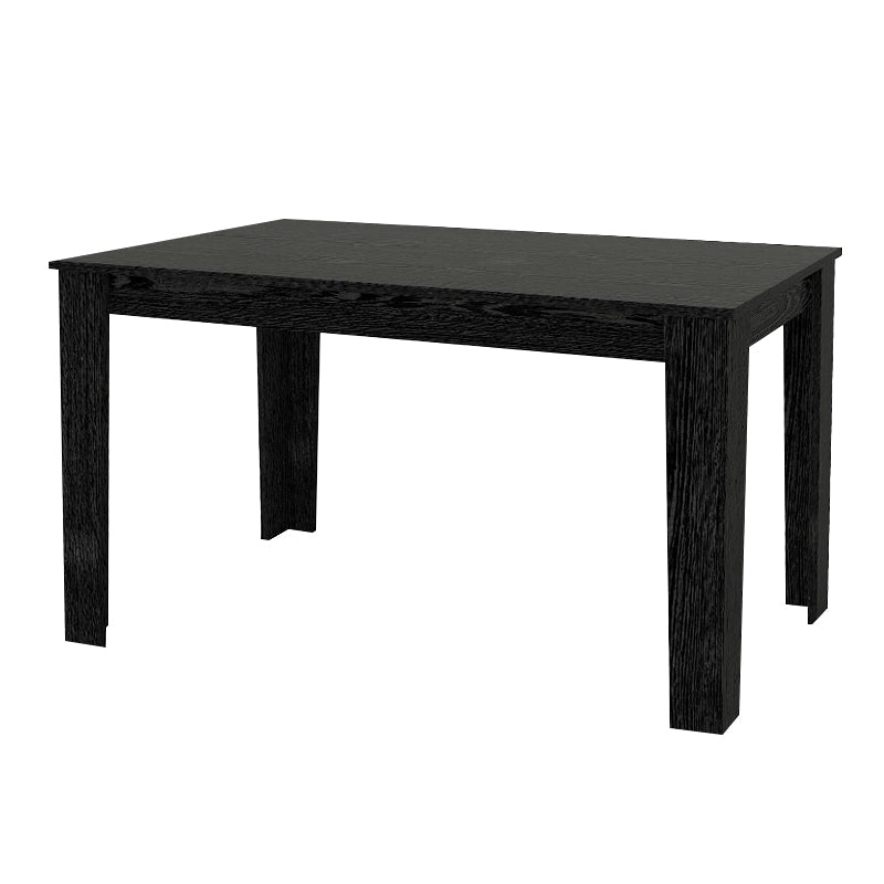 Τραπέζι Darlen  χρώμα sencron black 125x72x74εκ.