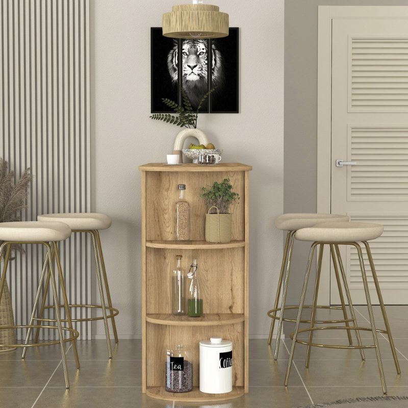 Τραπέζι μπαρ Vigne  χρώμα sepet oak 150x51,6x101,8εκ. - Pakobazaar