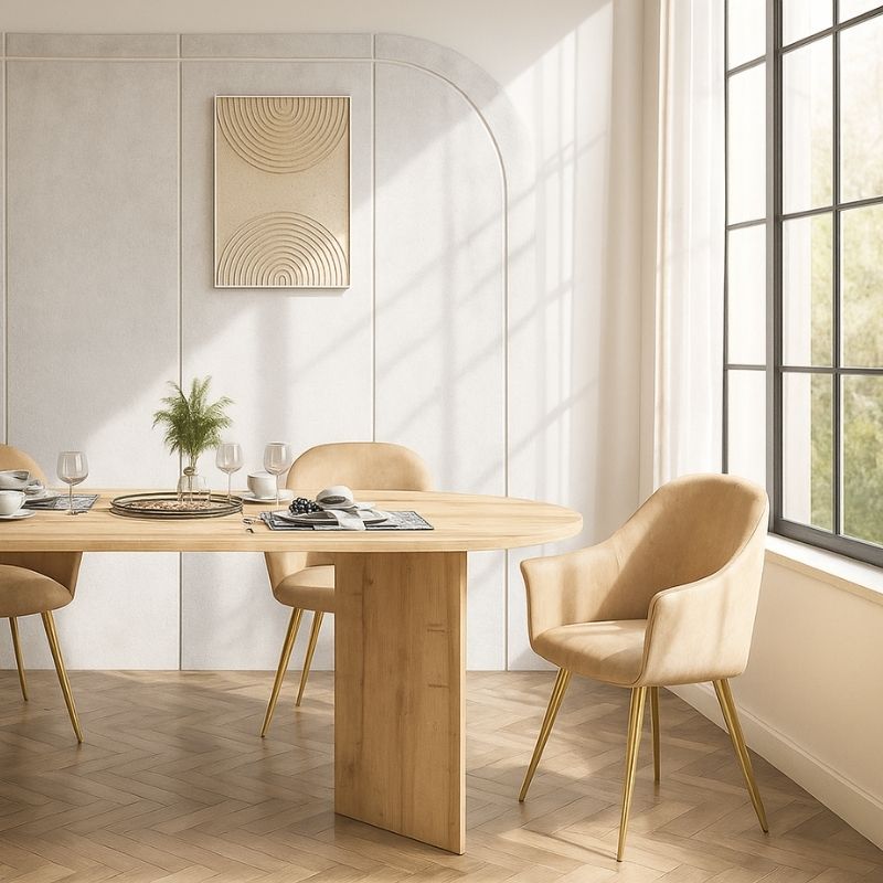 Τραπέζι Cortado  χρώμα sapphire oak 200x90x74εκ.