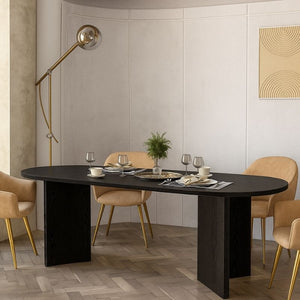 Τραπέζι Cortado  χρώμα sencron black 200x90x74εκ.