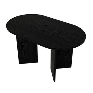 Τραπέζι Cortado  χρώμα sencron black 138x80x75εκ.