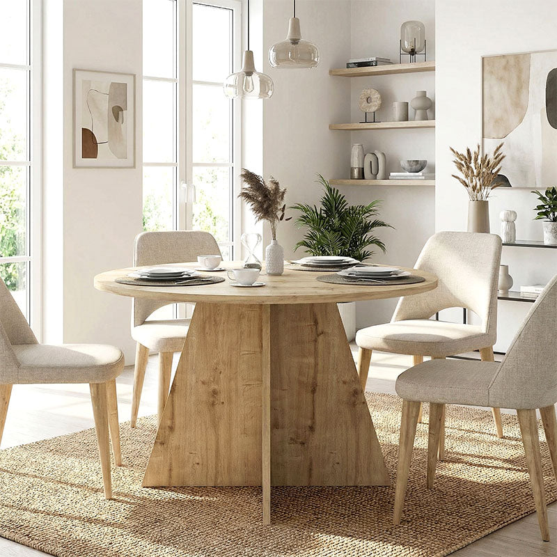 Τραπέζι Tailor  χρώμα sapphire oak Ø120x75,7εκ. - Pakobazaar