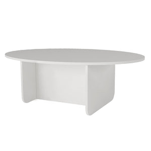 Τραπεζάκι σαλονιού Ravey  χρώμα λευκό 120x60x39,6εκ. - Pakobazaar