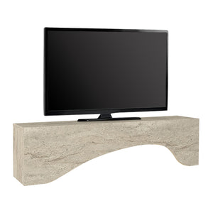 Έπιπλο τηλεόρασης Mara  με LED χρώμα travertine 150x31,4x40εκ. - Pakobazaar