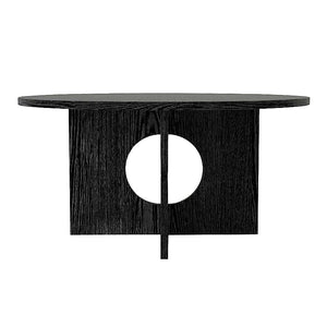 Τραπεζάκι σαλονιού Mara  χρώμα sencron black Ø75x36,8εκ. - Pakobazaar