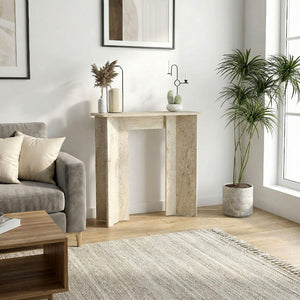 Κονσόλα Mara  χρώμα travertine 90x29,6x91,8εκ. - Pakobazaar
