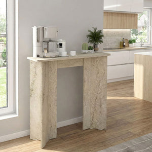 Κονσόλα Mara  χρώμα travertine 90x29,6x91,8εκ. - Pakobazaar