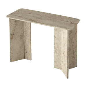 Κονσόλα Mara  χρώμα travertine 90x29,6x91,8εκ. - Pakobazaar