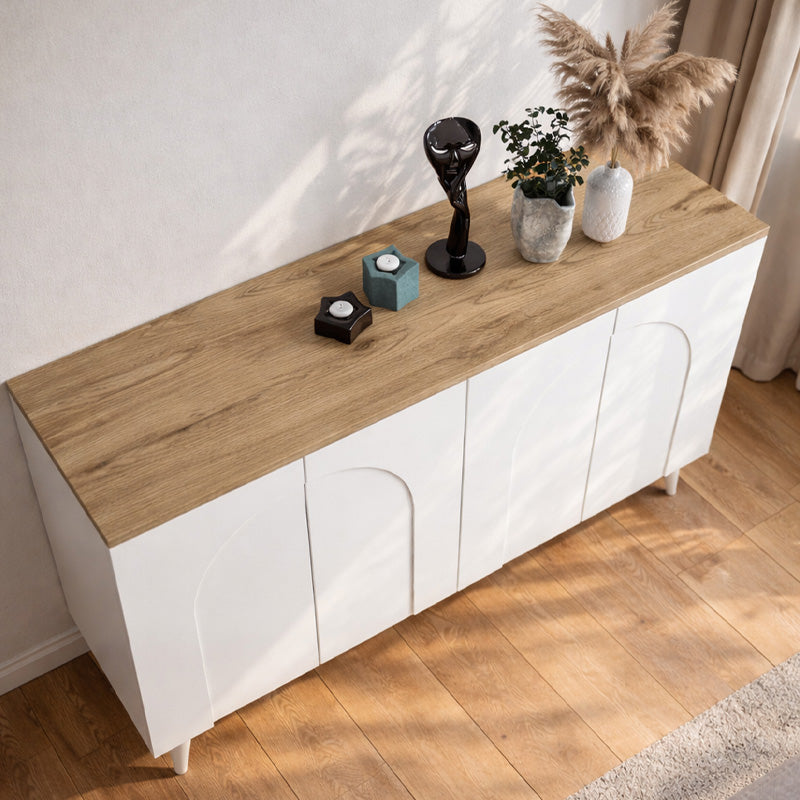 Μπουφές Bono  χρώμα λευκό - sepet oak 150x45x74,6εκ. - Pakobazaar