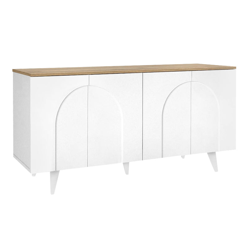 Μπουφές Bono  χρώμα λευκό - sepet oak 150x45x74,6εκ. - Pakobazaar