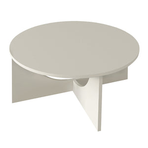 Τραπεζάκι σαλονιού Lemmar  χρώμα sandstone Ø75x36,8εκ. - Pakobazaar
