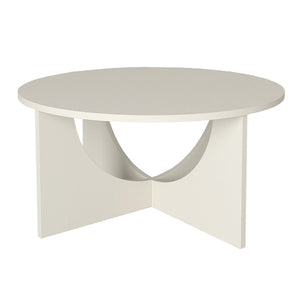 Τραπεζάκι σαλονιού Lemmar  χρώμα sandstone Ø75x36,8εκ. - Pakobazaar