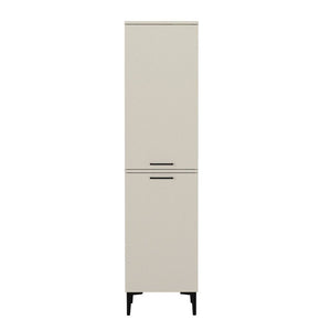 Ντουλάπι με καλάθι απλύτων Singa  χρώμα sandstone 45x40x180εκ.