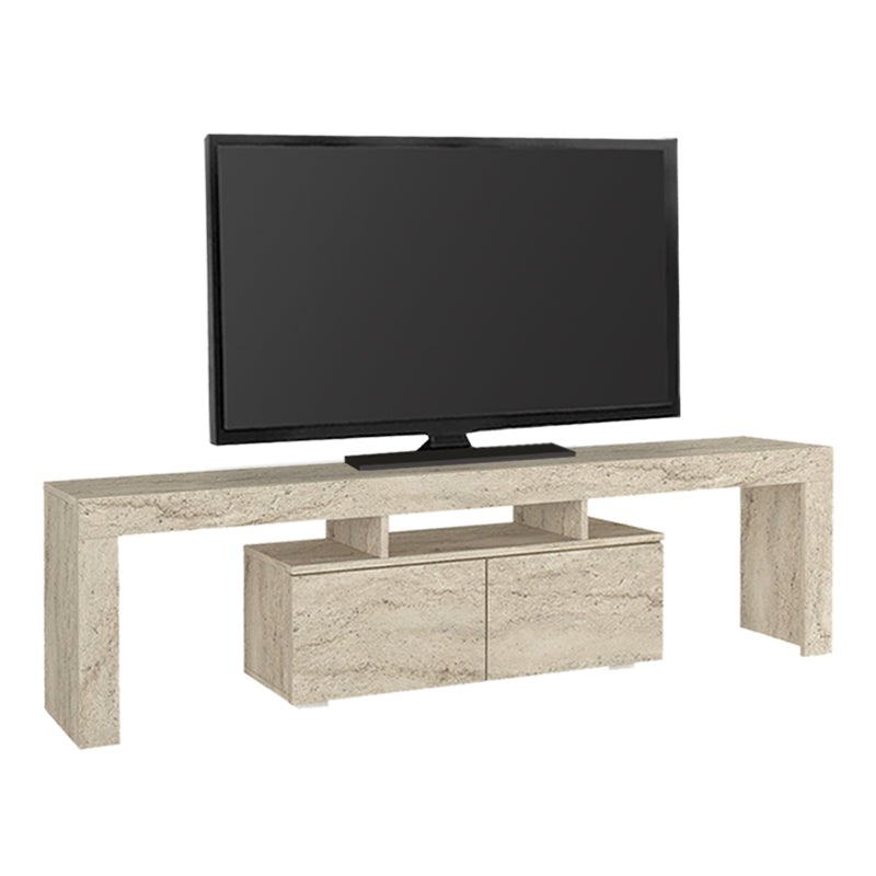 Έπιπλο τηλεόρασης Woodra  χρώμα travertine 180x31,3x50,2εκ. - Pakobazaar
