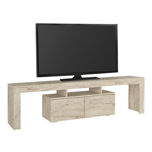 Έπιπλο τηλεόρασης Woodra  χρώμα travertine 180x31,3x50,2εκ. - Pakobazaar