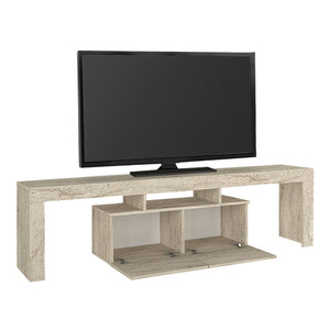 Έπιπλο τηλεόρασης Woodra  χρώμα travertine 180x31,3x50,2εκ. - Pakobazaar