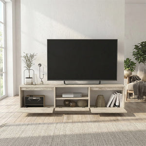 Έπιπλο τηλεόρασης Lumbera  χρώμα travertine 160x29,5x42εκ. - Pakobazaar