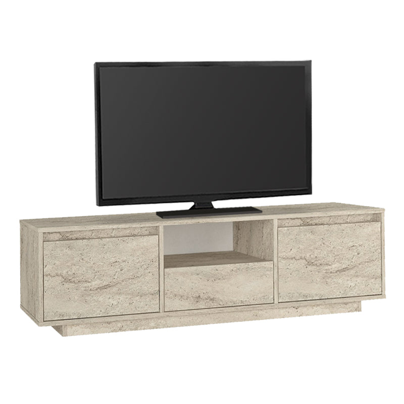 Έπιπλο τηλεόρασης Lumbera  χρώμα travertine 160x29,5x42εκ. - Pakobazaar